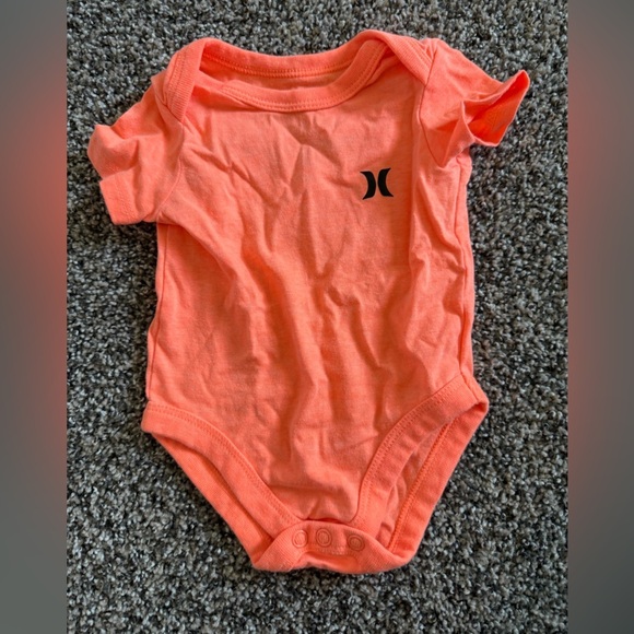 Hurley Other - 5/$10-Hurley Baby Boy Orange Onesie Bodysuit Size 3 Month
